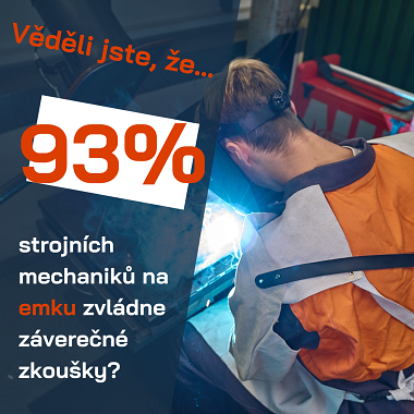 93% strojních mechaniků na emku zvládne závěrečné zkoušky