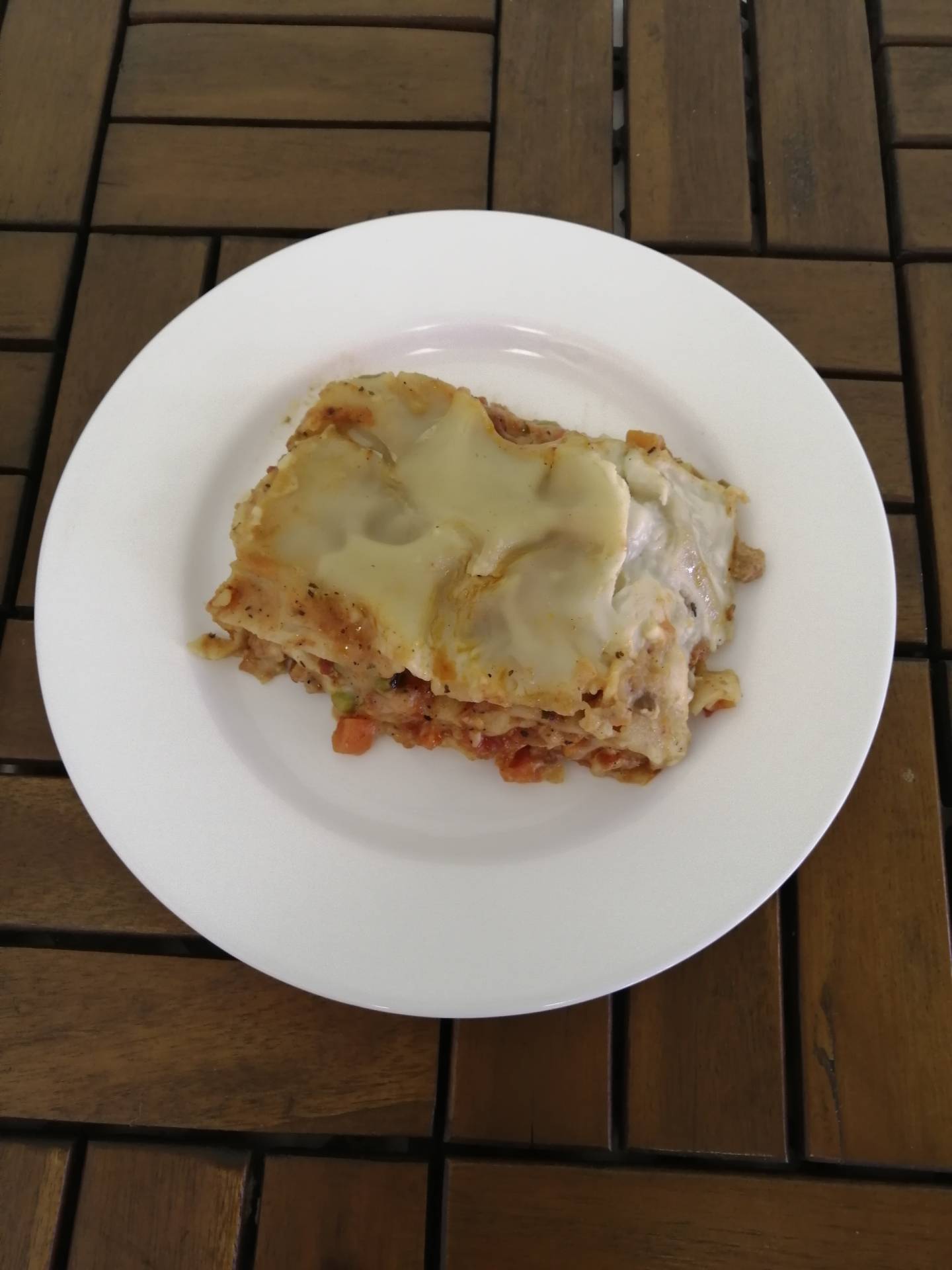 masové lasagne se zeleninou